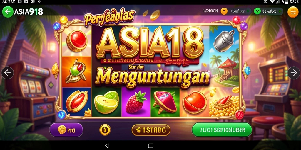 Tampilan menarik gameplay ASIA918 dengan beragam tema slot.