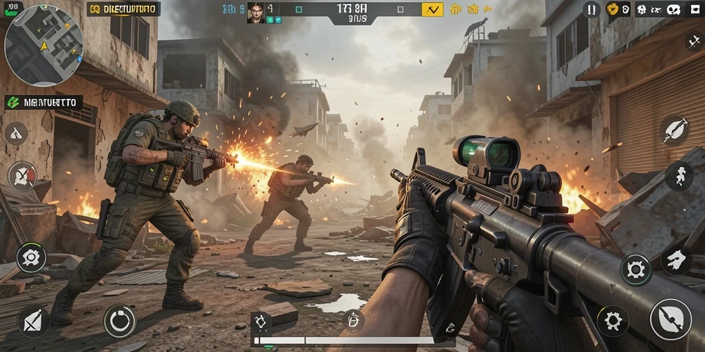 Screenshot menunjukkan aksi gameplay menegangkan di DIREKTURTOTO.