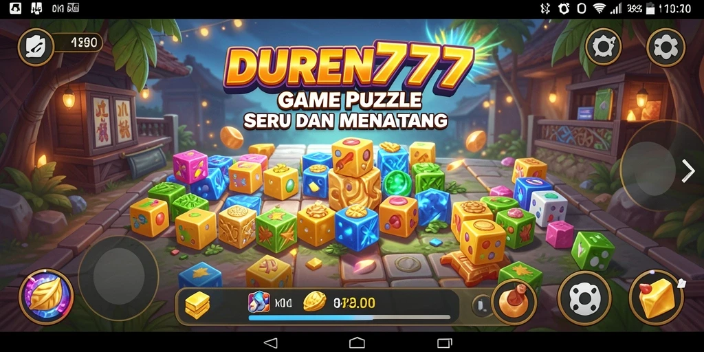 Tampilan gameplay DUREN777 yang menarik dan penuh tantangan Puzzle.
