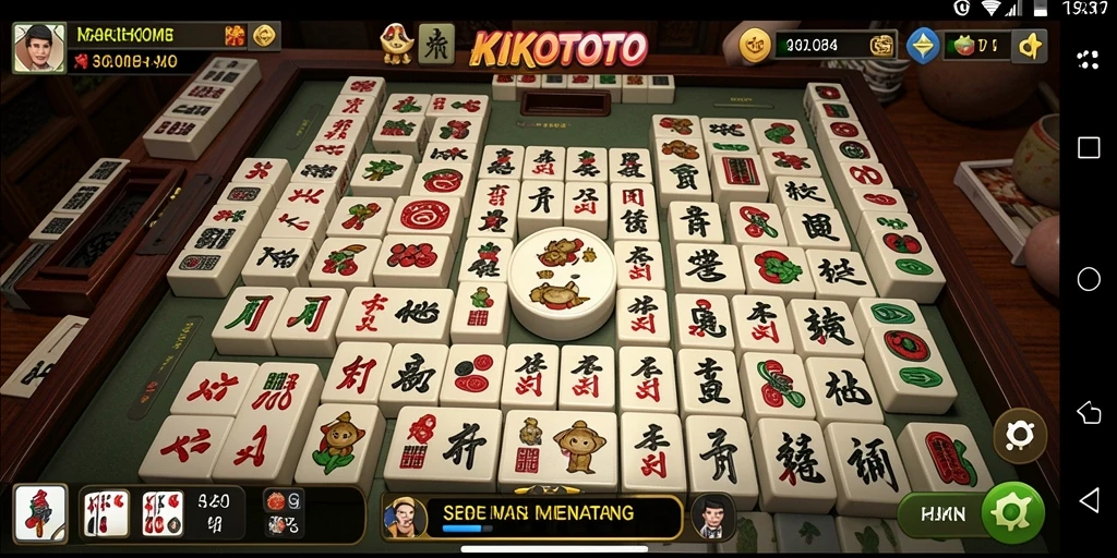 Screenshot gameplay KIKOTOTO menampilkan tantangan Mahjong yang seru.