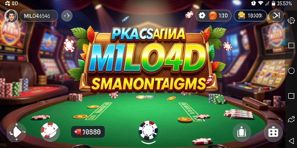 Screenshot gameplay kasino dari MILO4D yang menarik dan interaktif.
