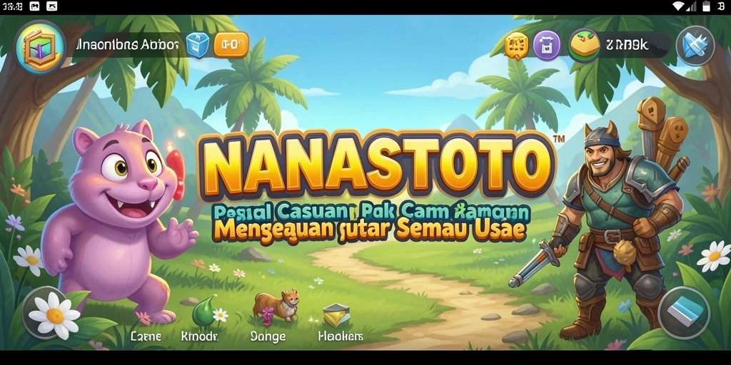 Tampilan gameplay NANASTOTO yang seru dan menarik.