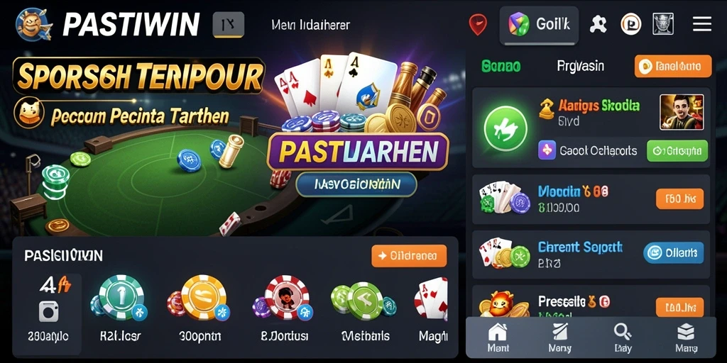 Tampilan gameplay menampilkan taruhan langsung yang menegangkan.