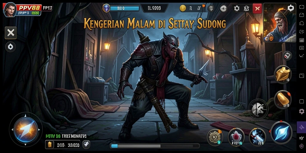 Gameplay menakutkan dengan atmosfer horor yang mencekam.